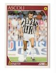 [CSA] FIGURINA CARD SCORE PANINI '92 - ASCOLI BENETTI