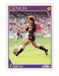 [CSA] FIGURINA CARD SCORE PANINI '92 - GENOA FERRONI