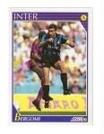 [CSA] FIGURINA CARD SCORE PANINI '92 - INTER BERGOMI