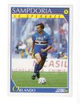 [CSA] FIGURINA CARD SCORE PANINI '92 - LE SPERANZE SAMPDORIA ORLANDO