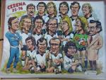 TAVOLA ORIGINALE POSTER GUERIN SPORTIVO PALLOTTI ANNO 1975 CESENA