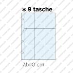 20 Inserti  PER LA RACCOLTA DI FIGURINE  -  9 tasche formato 7,1 × 10 cm