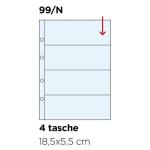 10 INSERTI per RACCOGLITORE KINDER 4 Tasche Orizzontali 185×55 mm