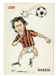 [DFD] FIGURINA CARD SCORE PANINI '92 - CARICATURA MILAN BARESI