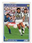 [DFD] FIGURINA CARD SCORE PANINI '92 - UDINESE MANDORLINI