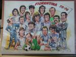 TAVOLA ORIGINALE POSTER GUERIN SPORTIVO PALLOTTI ANNO 1975 FIORENTINA