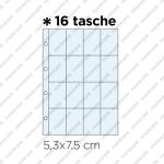 20 Inserti  PER LA RACCOLTA DI FIGURINE - 16 tasche formato 5,3 × 7,5 cm