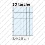 10 Inserti  PER LA RACCOLTA DI FIGURINE - 30 tasche formato 3,4 × 5,8 cm