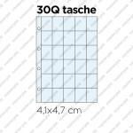 10 Inserti  PER LA RACCOLTA DI FIGURINE - 30 tasche formato 4,1 × 4,7 cm