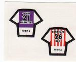 FIGURINA CALCIO MERLIN 2001- STIK STAK -FIORENTINA GOMES-BARI ENYINNAYA