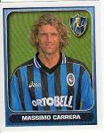 FIGURINA CALCIO MERLIN 2001-ATALANTA-CARRERA