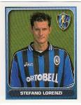 FIGURINA CALCIO MERLIN 2001-ATALANTA-LORENZI