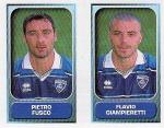 FIGURINA CALCIO MERLIN 2001-EMPOLI-FUSCO-GIAMBIERETTI