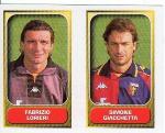 FIGURINA CALCIO MERLIN 2001-GENOA-LORIERI-GIACCHETTA