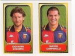 FIGURINA CALCIO MERLIN 2001-GENOA-STROPPA-CARPARELLI