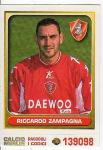 FIGURINA CALCIO MERLIN 2001-PERUGIA- ZAMPAGNA