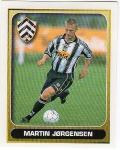 FIGURINA CALCIO MERLIN 2001-UDINESE-JORGENSEN (FOTO INTERA)